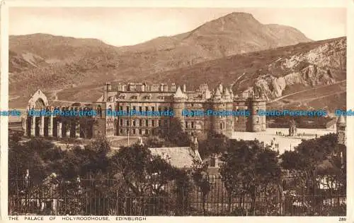 R096580 Der Palast von Holyroodhouse. Edinburgh. Nr 289