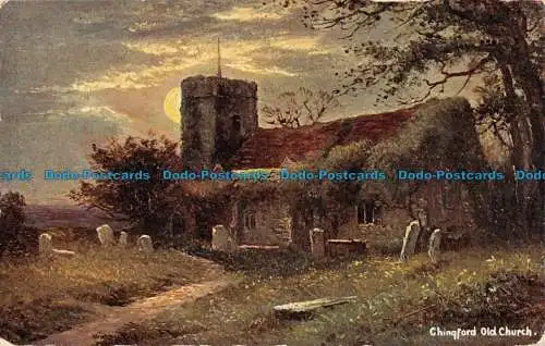 R096715 Chingford Old Church. Hildesheimer. 1906