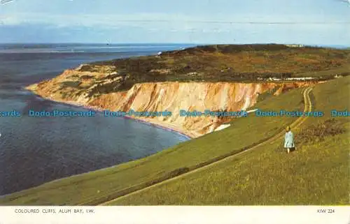 R096918 farbige Klippen. Alaun Bay. Jarrold. Nahe. RP. 1959