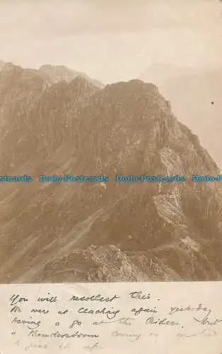 R098053 Alte Postkarte. Berg. 1903