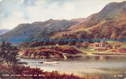 R097003 Glen Caladh. Kyles of Bute. Valentinstag. Kunstfarbe. Brian Gerald. 1961