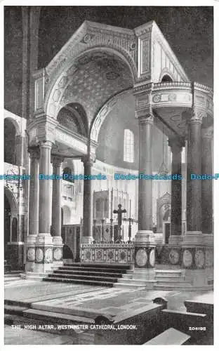 R098224 Der Hochaltar. Westminster Cathedral. London. Valentinstag. Silber. N