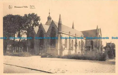 R097121 Nieuport Ville. Kirche. Nels. Ern. Thill