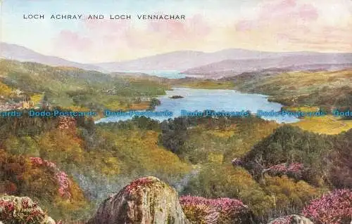R097175 Loch Achray und Loch Vennachar. Serie Valesque. Valentine