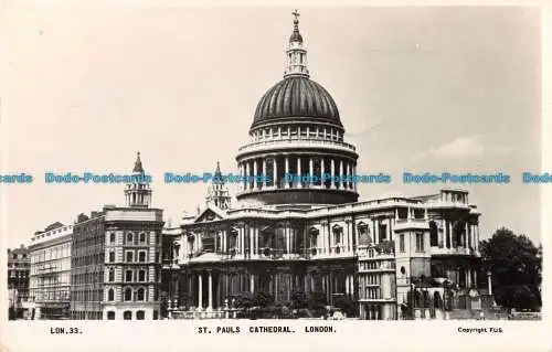 R097782 St. Pauls Cathedral. London. Frith