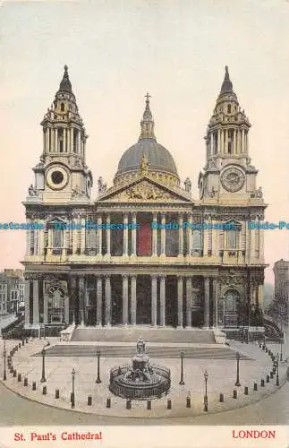 R097261 St. Pauls Cathedral. London. Die Woodbury Serie Nr. 364. 1904