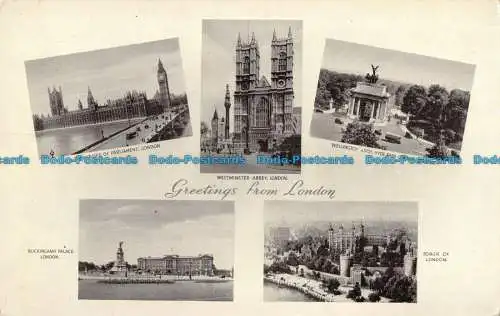 R097270 Grüße aus London. D.F. und S. Multi View