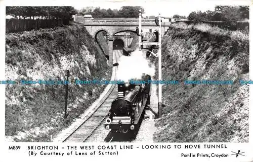 R097273 Brighton. The West Coast Line. Blick auf Hove Tunnel. Mit freundlicher Genehmigung von Lens