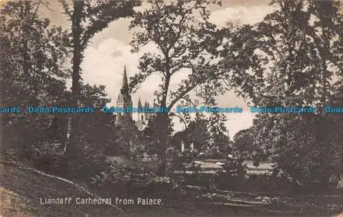 R097855 Kathedrale von Llandaff aus Palast