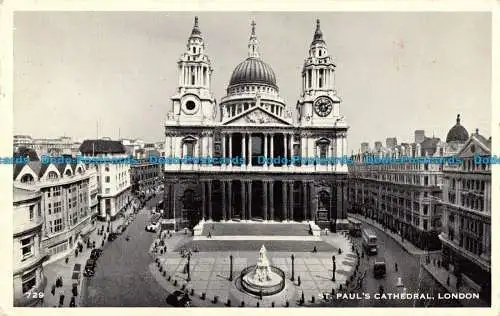 R098431 St. Pauls Cathedral. London. 1957