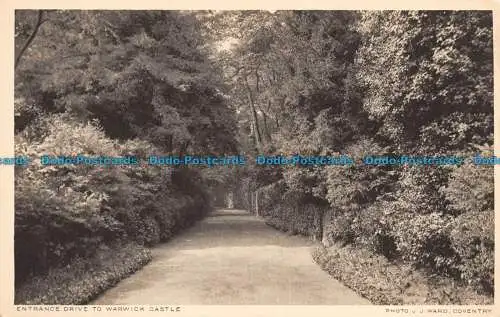 R098803 Eingang Fahrt nach Warwick Castle. J.J. Station. Special Photo Art Series N
