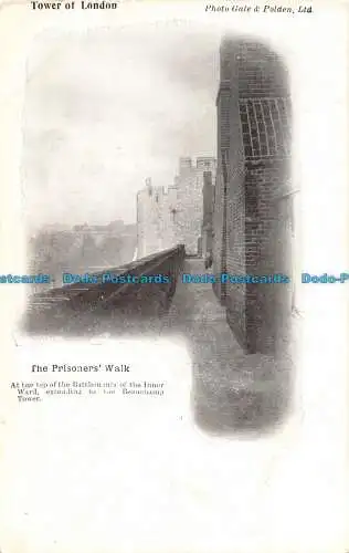 R097916 Tower of London. The Prisoners Walk. Sturm und Polden