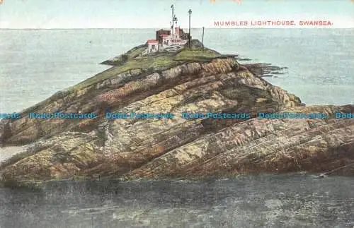 R098989 Leuchtturm von Mumbles. Swansea. Serie Star. G.D. und D.L