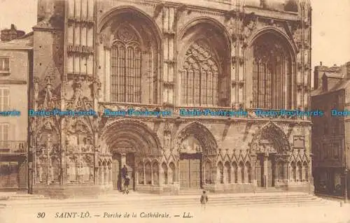 R098998 Saint Lo. Porche de la Cathedrale. LL. Levy Fils