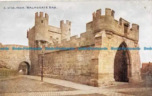 R098731 York. Walmsgate Bar. Serie Celesque. Photochrom