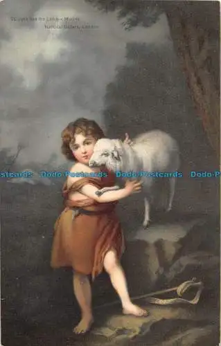 R099852 Johannes und das Lamm. Murillo. Nationalgalerie. London. Misch und Stoc