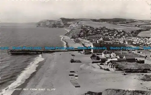 R099218 West Bay von East Cliff. Valentinstag. RP. 1960