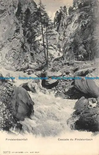 R099221 Findelenbachfall. Cascade du Findelenbach. Burgy