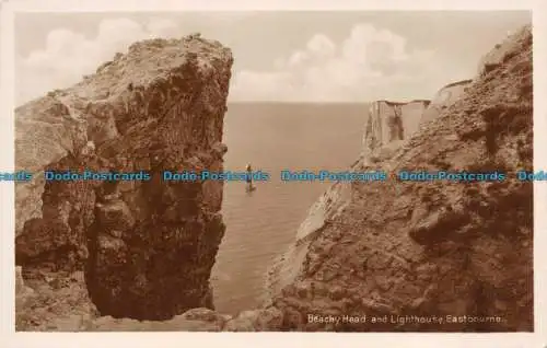 R100030 Beachy Head und Leuchtturm. Eastbourne. RP