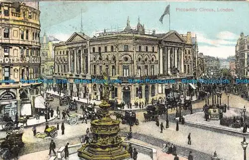 R100095 Piccadilly Circus. London. London. Serie A. 1905