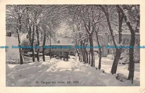 R099369 St. Cergue en hiver. Alt. 1050. O. Durgnat. J. Luscher