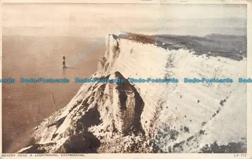 R100203 Beachy Head und Leuchtturm. Eastbourne. Lansdowne Produktion. 1946