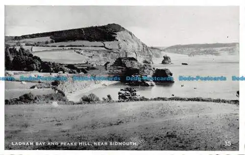 R100690 Ladram Bay und Peake Hill. In der Nähe von Sidmouth