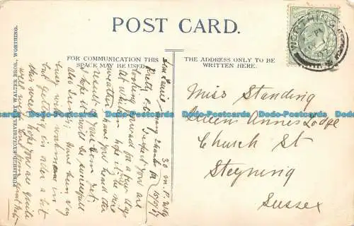 R100275 Sea Lane. Goring. Nahe Worthing. Walter Bros. 1907