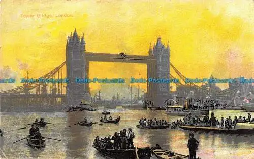 R099546 Tower Bridge. London. B. B. Serie A