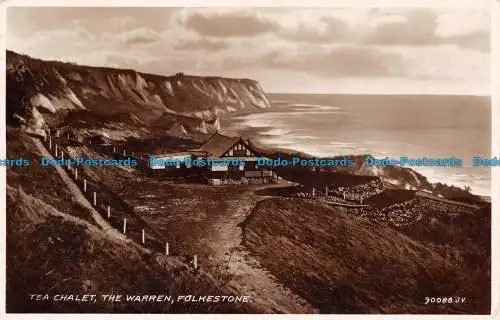 R100340 Tee Chalet. Der Warren. Folkestone. Valentinstag. RP