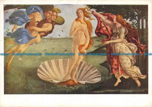 R099637 Berühmte Gemälde. Die Geburt der Venus. Sandro Botticelli. In den Uffizien G