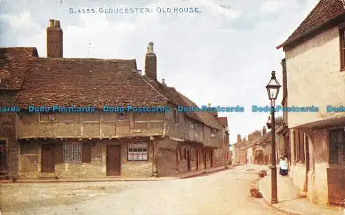 R100441 Gloucester. Altes Haus. Serie Celesque. Photochrom. 1913