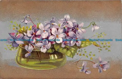 R101015 Blumen. Serie Nr. 64. B. B. London. 1906