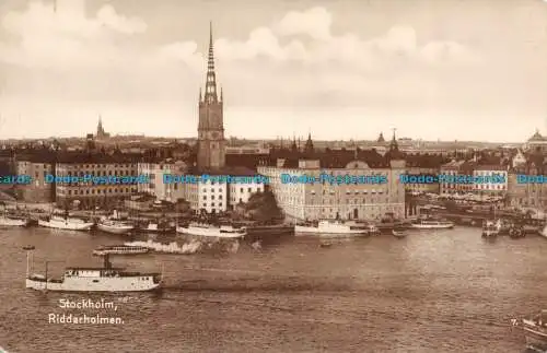 R101077 Stockholm. Riddarholmen. Trinks Bildkarte. Getränke. Liesegang