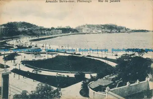 R101134 Avenida Beira Mar. Flamengo. Rio de Janeiro. Ribeiro. B. Hopkins