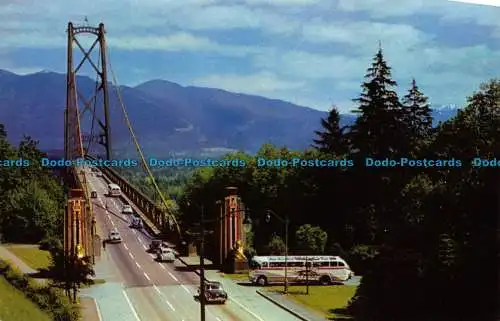 R101187 Eingang zur Löwentorbrücke. Vancouver. B.C. Kanada. Naturfarbe Pr