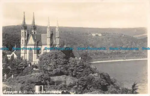 R101212 Remagen a. Rhein. Apollinariskirche. Ka Ro Ba Ne Gross