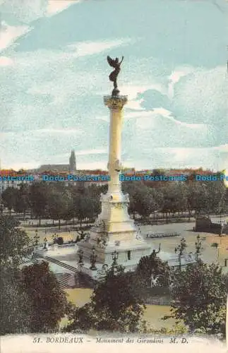 R101215 Bordeaux. Monument des Girondins. M.D