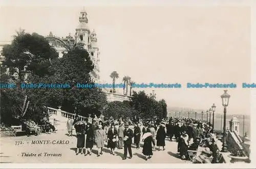 R101234 Monte Carlo. Theater et Terrasses. J. Gilletta