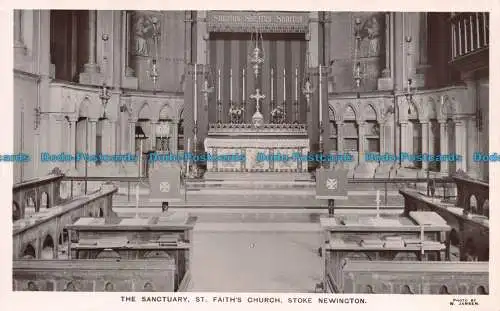 R101255 The Sanctuary. St. Glaubenskirche. Stoke Newington. W. Jansen