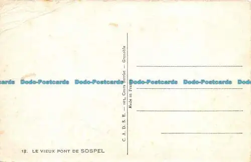 R101283 Le Vieux Pont de Sospel. C.A.D.S.E. 103