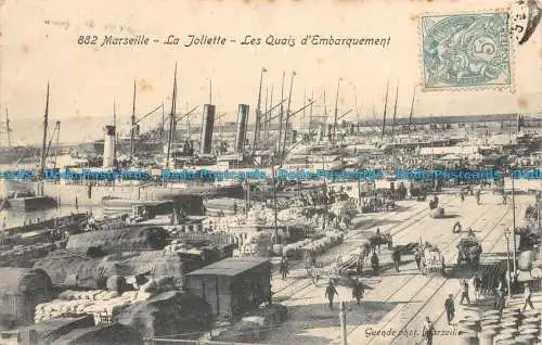 R101427 Marseille. La Joliette. Les Quais dEmbarquement