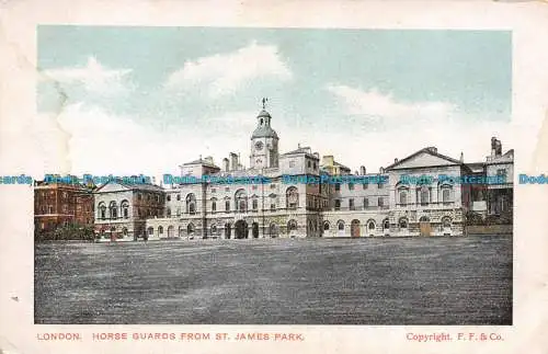 R101473 London. Horse Guards aus dem St. James Park. F. F