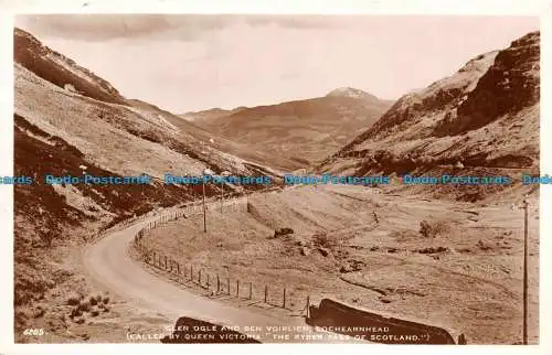 R101487 Glen Ogle und Ben Voirlich. Lochearnhead. Queen Victoria The Kyber Pass