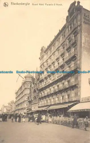 R101539 Blankenberghe. Grand Hotel Pauwels D Hondt. Nels. Ern. Thill. Serie 10.