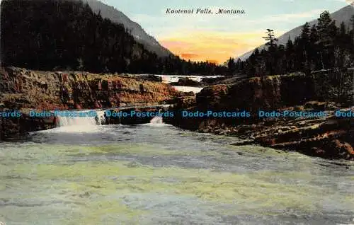 R101578 Kootenai Falls. Montana. Chas. E. Morris. Chinook. Kwality