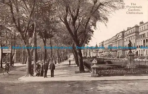 R101648 The Promenade Gardens. Cheltenham. Valentines Serie. British Manufactur