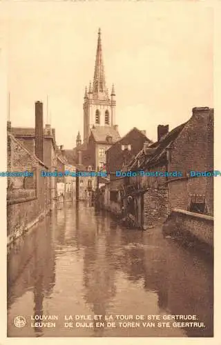 R101665 Löwen. De Dijle en de Toren Van Ste Geertrui. Nels. Ern. Thill