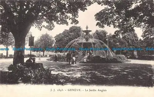 R101799 J.J. 2893. Geneve. Le Jardin Anglais