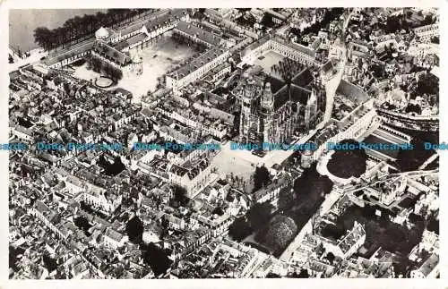 R101943 Touren. Foto Aerienne. Vue Generale sur la Cathedrale. Klischee Compagnie